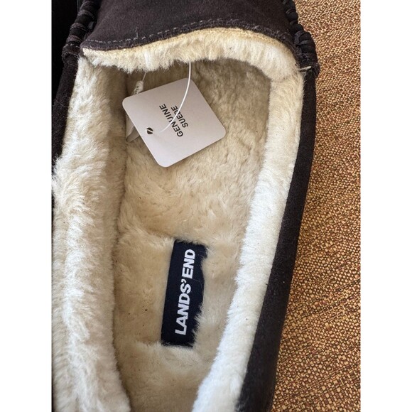 Land’s end  Suede moccasin size 10 NEW - Picture 4 of 7